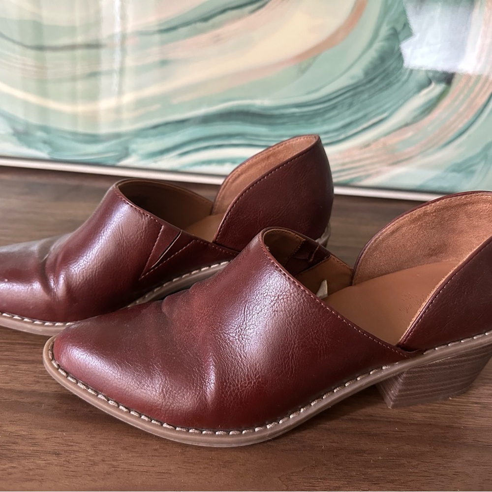 Brown Leather Women's Booties